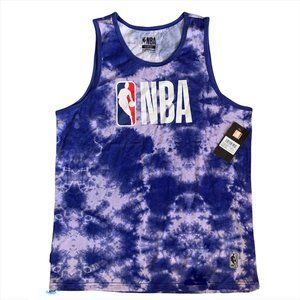 NWT - NBA Blue-Violet Tie Dye Tank Top (Size: L)